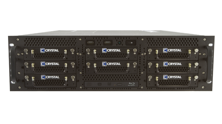 RS378L24 Rugged Rackmount 3U Server by Crystal Group - Front View