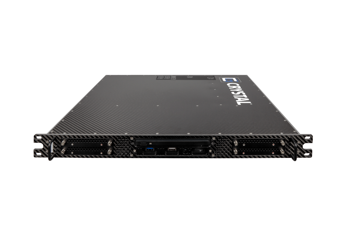 RS114PS18 Rugged 1U Carbon Fiber Server, front