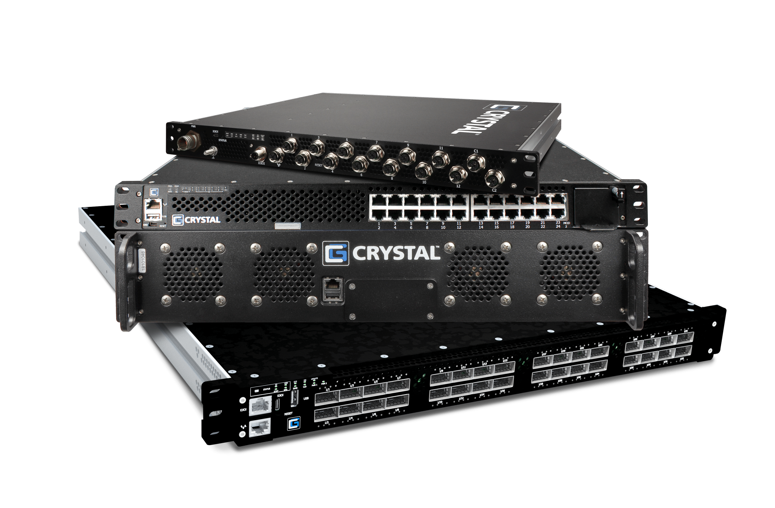 Crystal Group rugged network switches and compute solutions